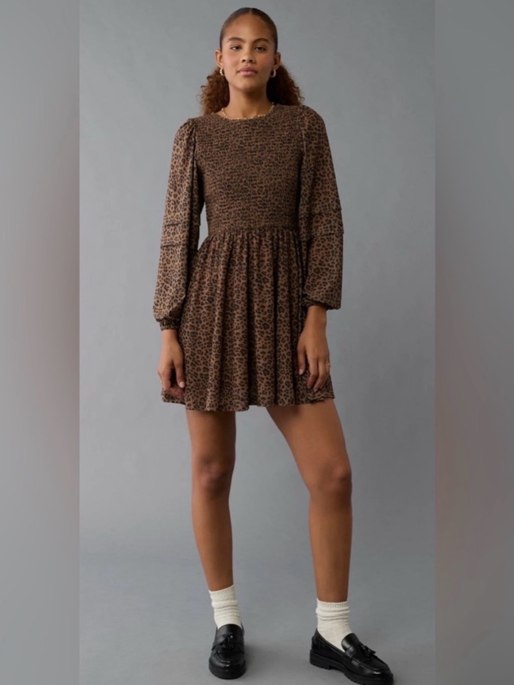 American Eagle leopard dress